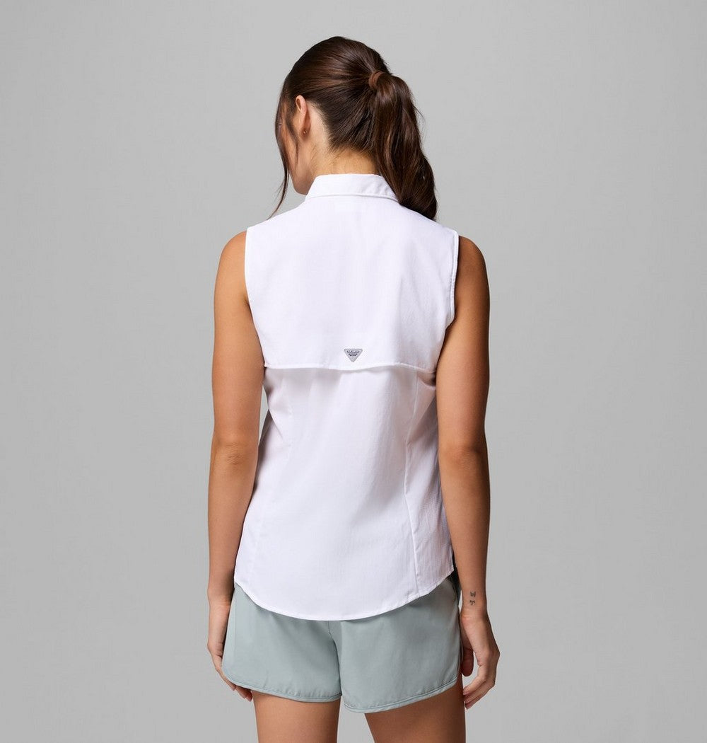 Women's Sleeveless Fishing Shirt - Green