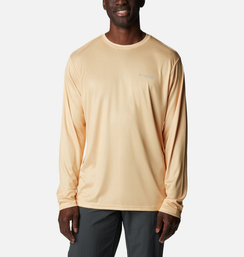 Men's Long Sleeve Fishing Shirt - Blue Navy