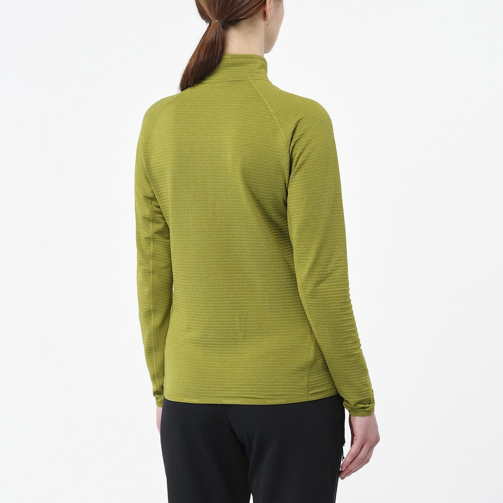 Women's Half-Zip Fleece Midlayer - Cardamom