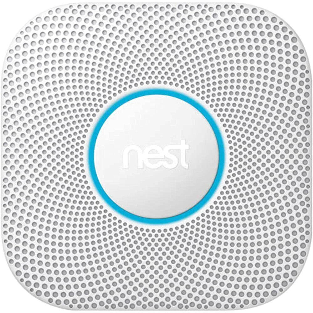 Google Nest Protect Smoke And Carbon Monoxide Detector With Cable, Voice Alerts And Smartphone Notifications - 2nd Generation