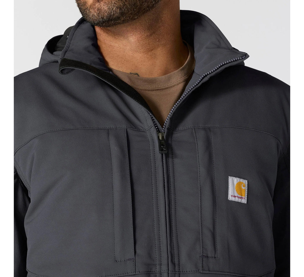 Men's Insulated Stretch Work Jacket - Gray