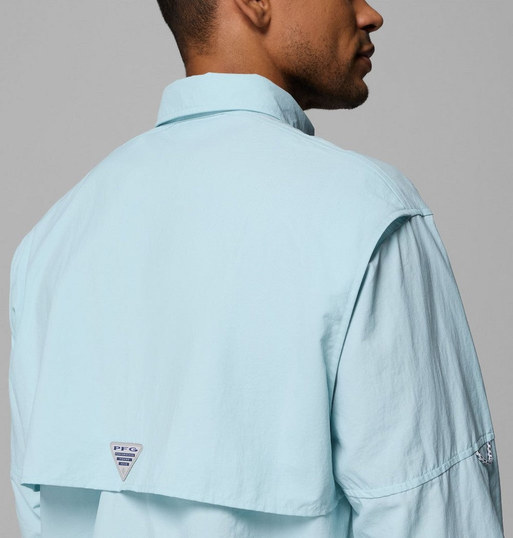 Men's Vented Long-Sleeve Fishing Shirt - Blue