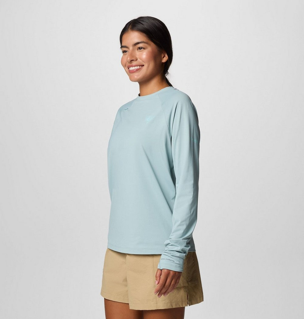 Women's UPF 50 Long Sleeve Sun Shirt - White