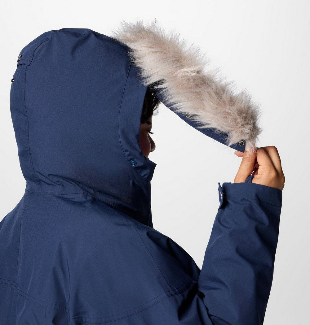 Women's Plus 3-In-1 Hooded Winter Jacket - Green