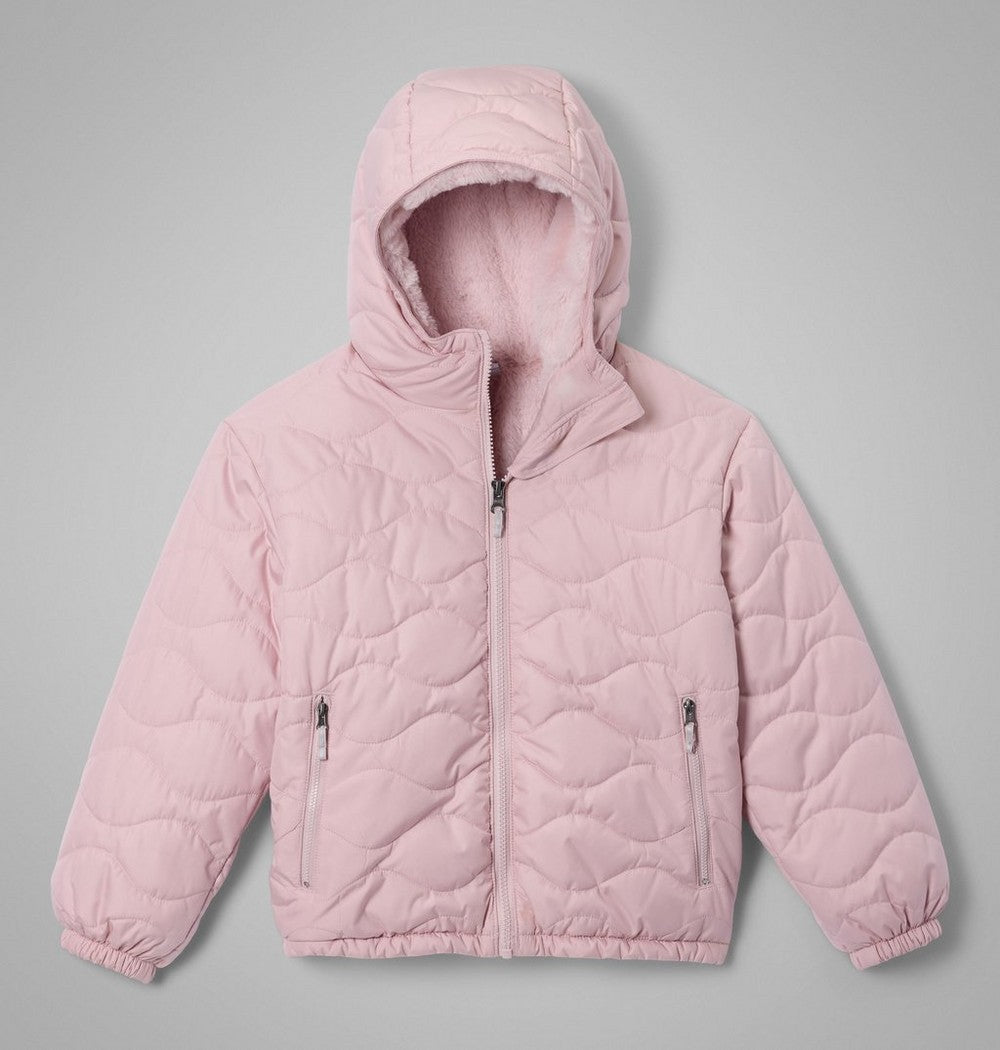 Girls' Fleece-Lined Insulated Jacket - Pink