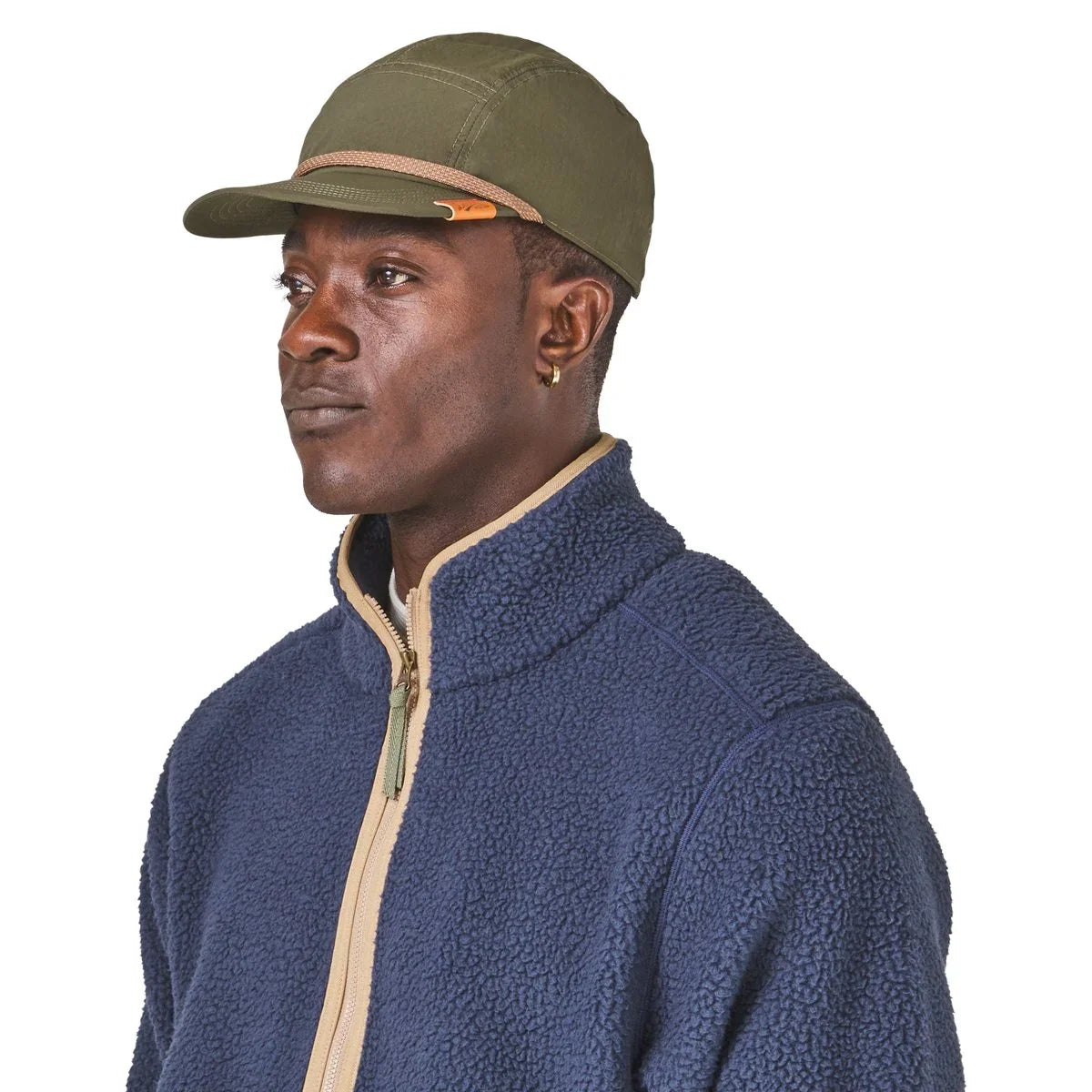 Waterproof Crushable Five-Panel Cap - Olive