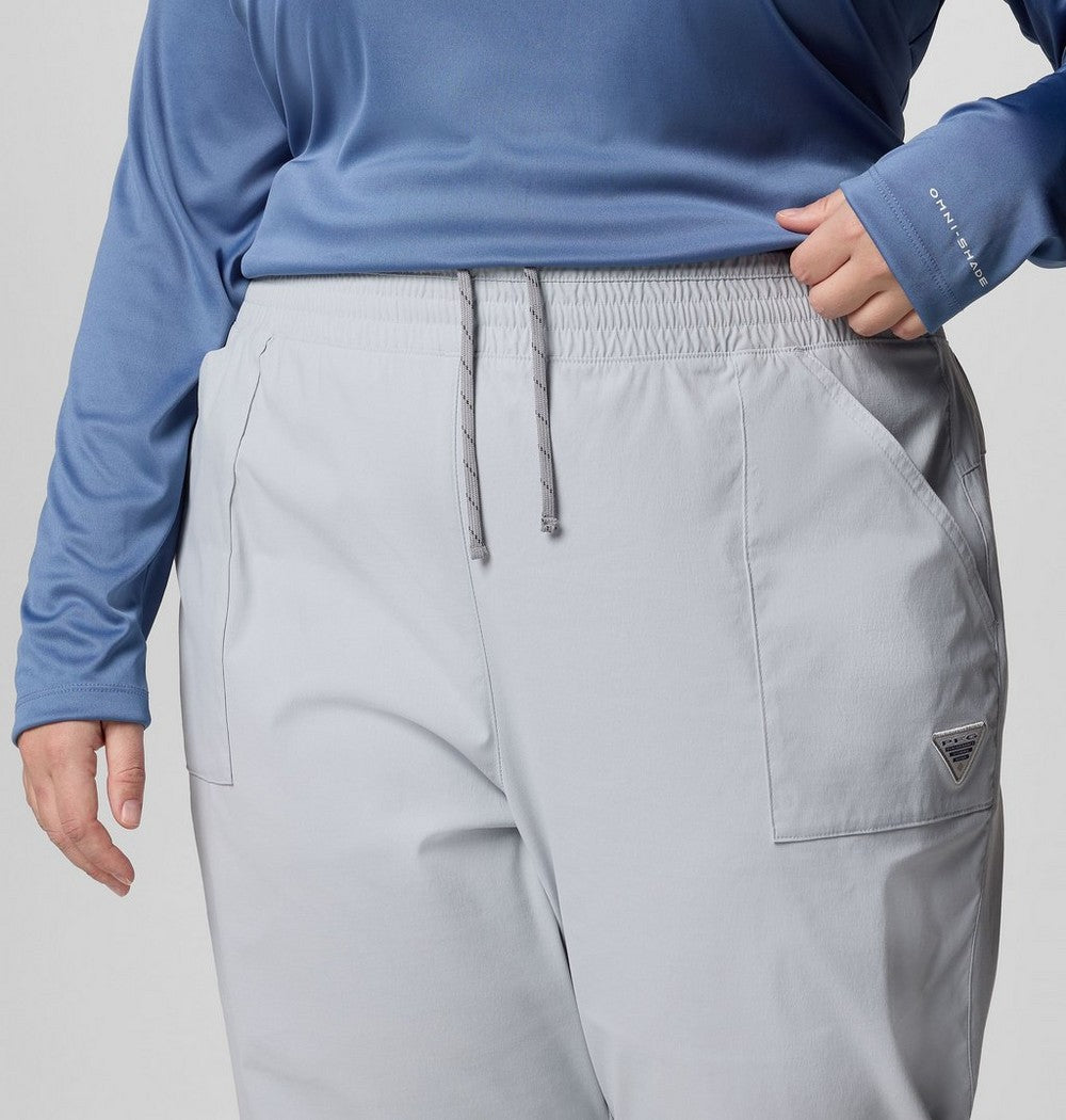 Women's Plus Stretch Fishing Pants - Gray