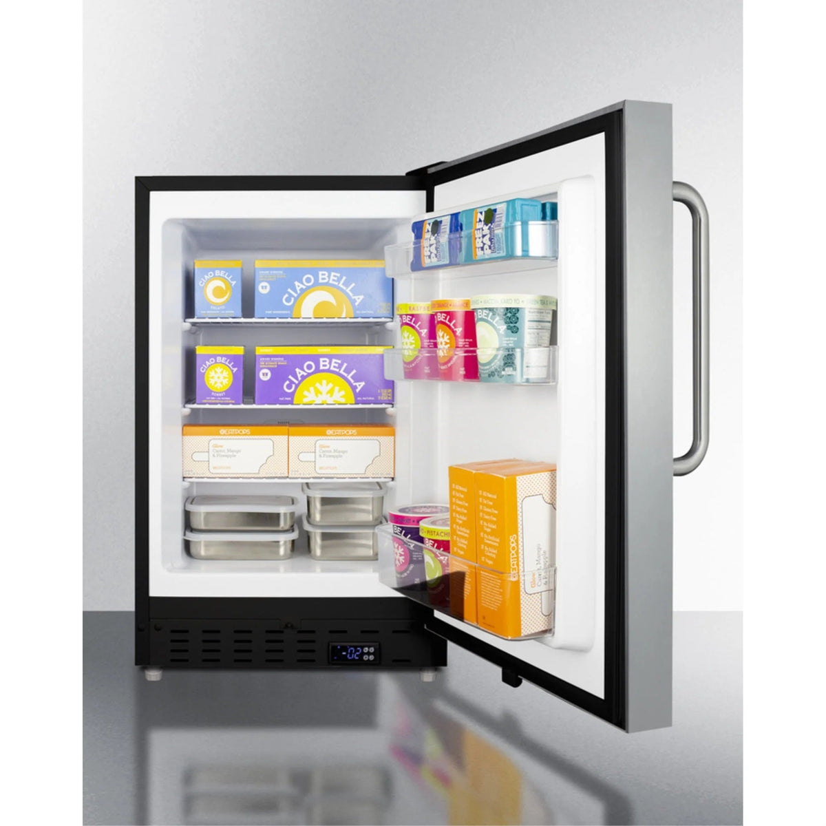 Summit 20 in Built-In All-Freezer, Stainless Steel - ALFZ37BCSS