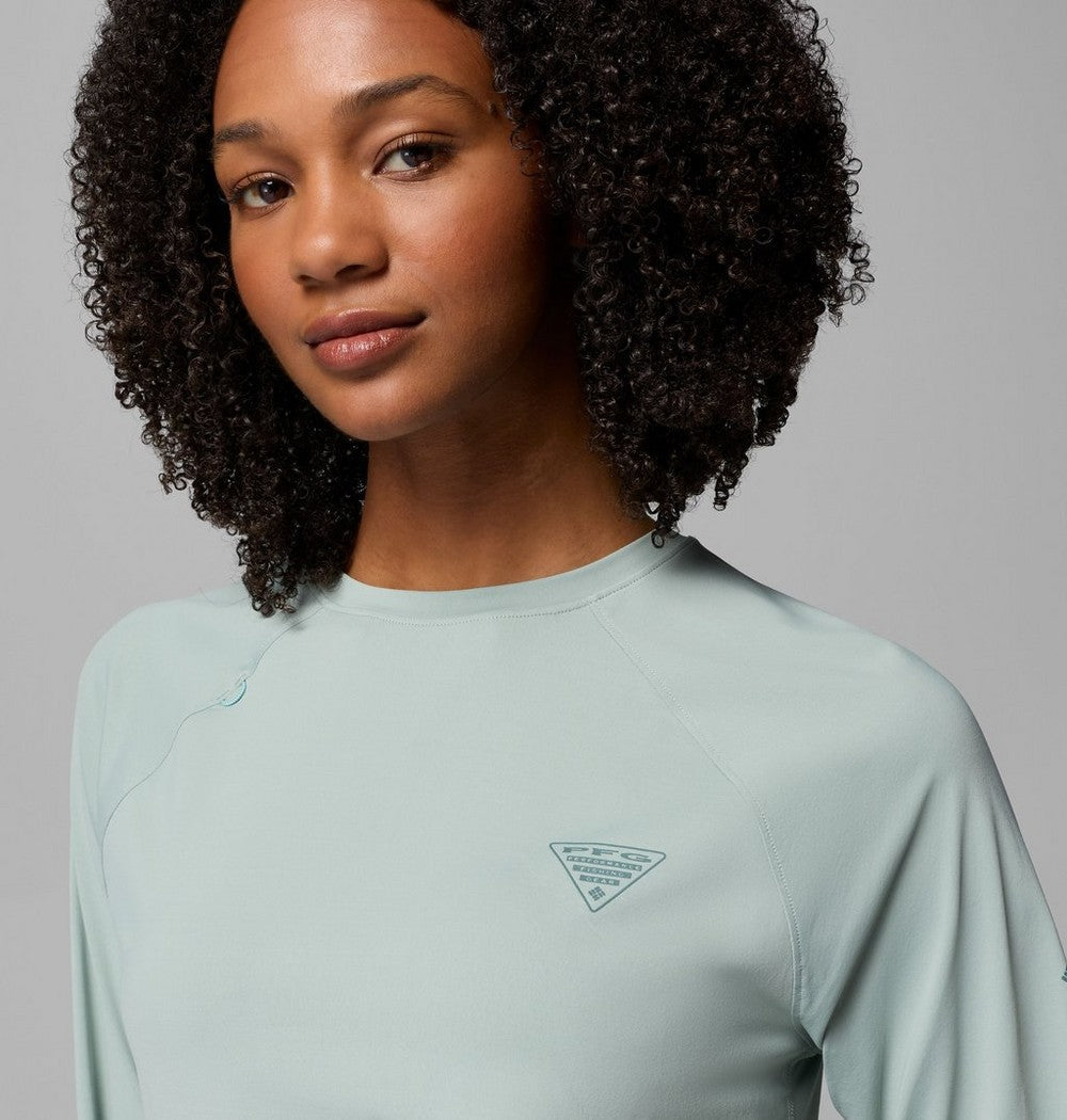 Women's UPF 50 Long Sleeve Sun Shirt - White