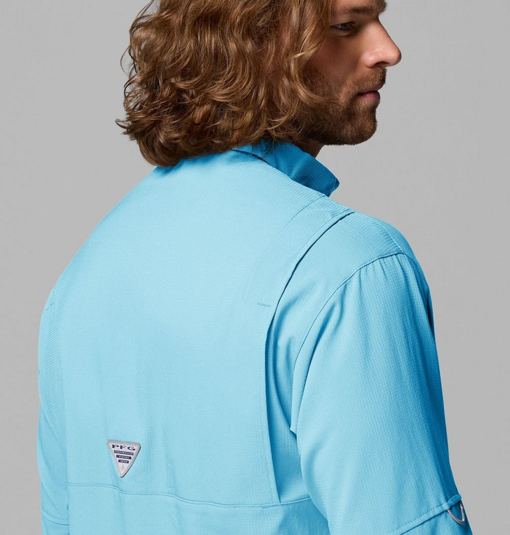 Men's Long-Sleeve Fishing Shirt - Teal