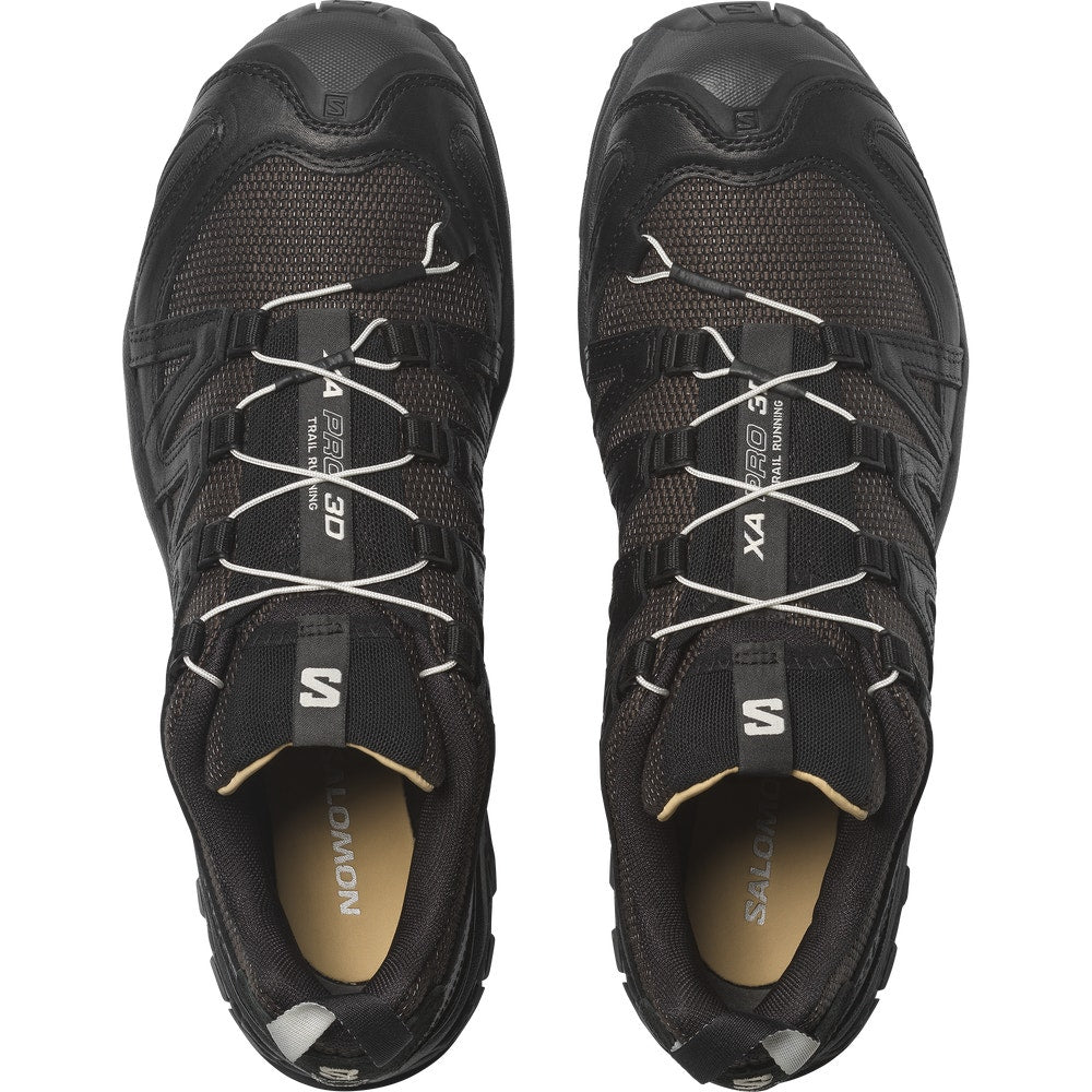 Leather And Mesh Trail-Inspired Sneakers