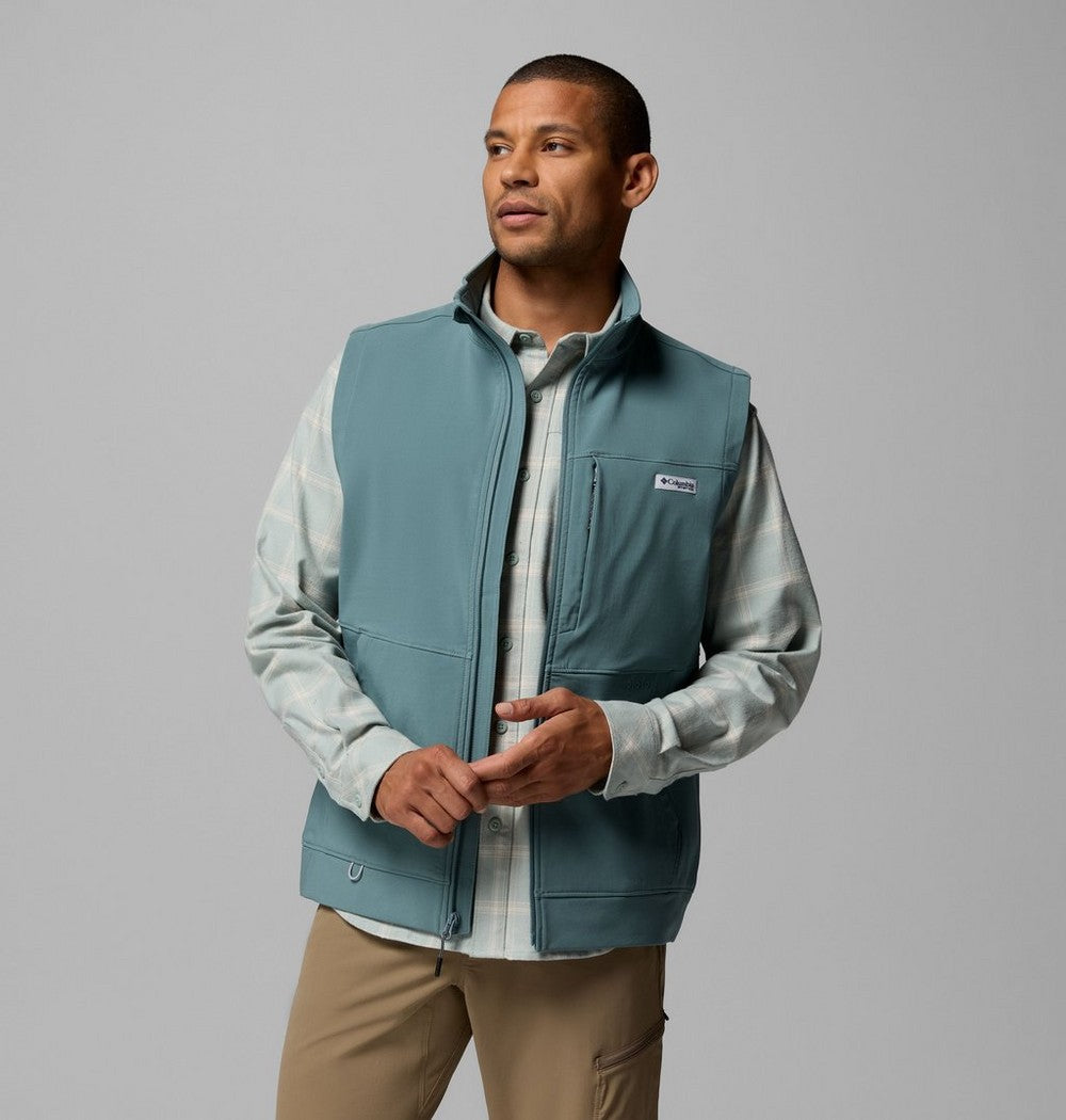 Men's Water-Repellent Stretch Vest - Gray