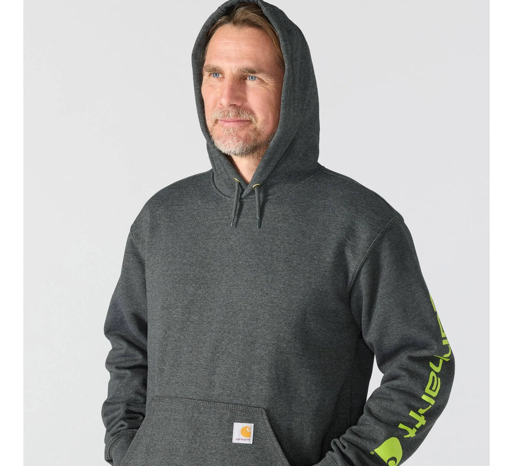 Men's Fleece Pullover Hoodie - Heather Gray