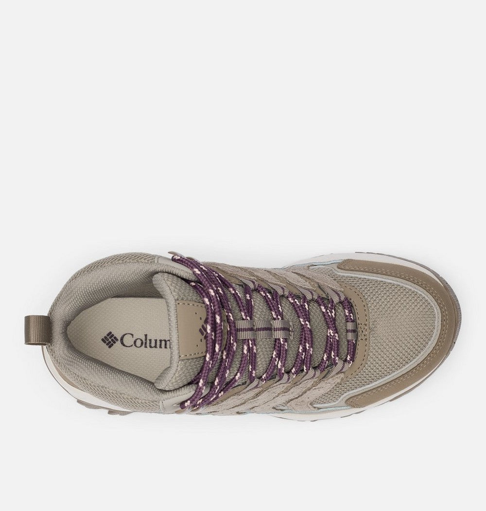Women's Wide Waterproof Mid Hiking Shoe - Gray