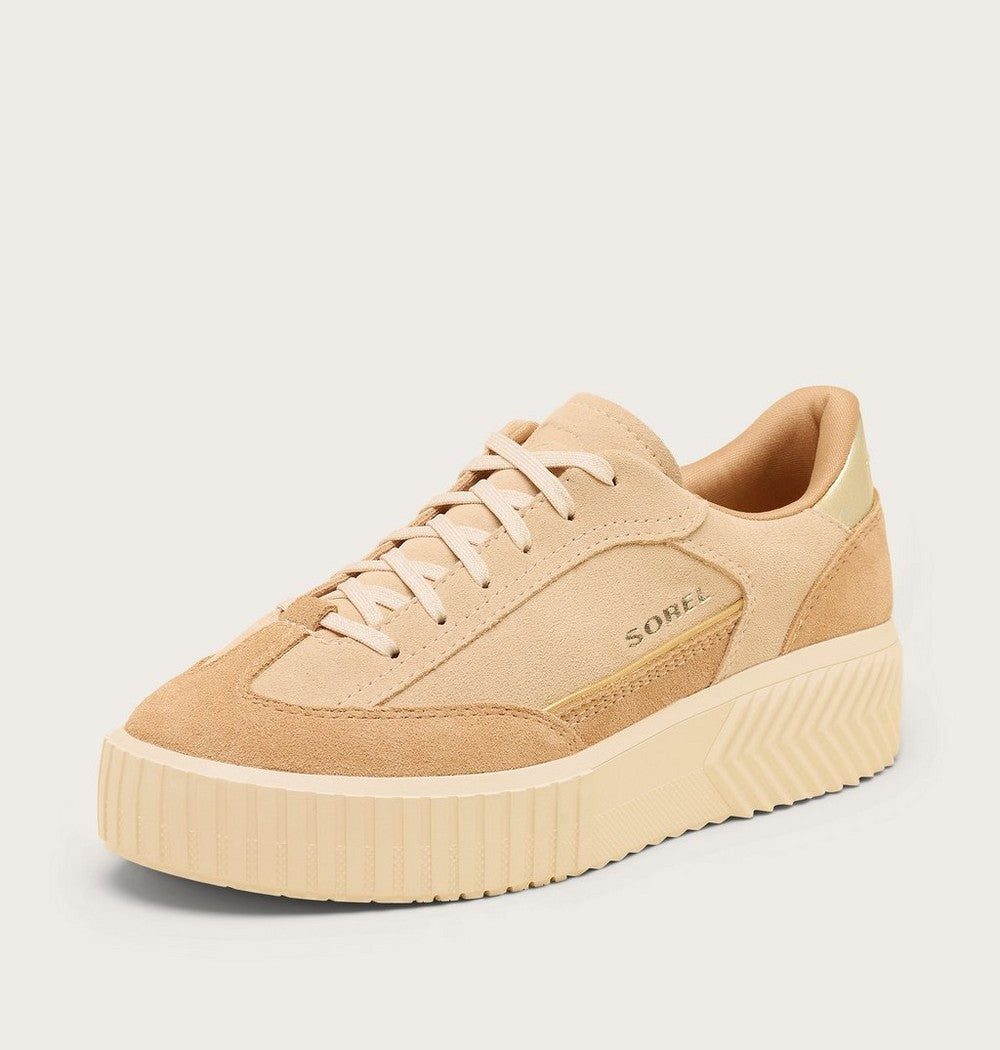 Women's T-Toe Leather Sneaker - Green