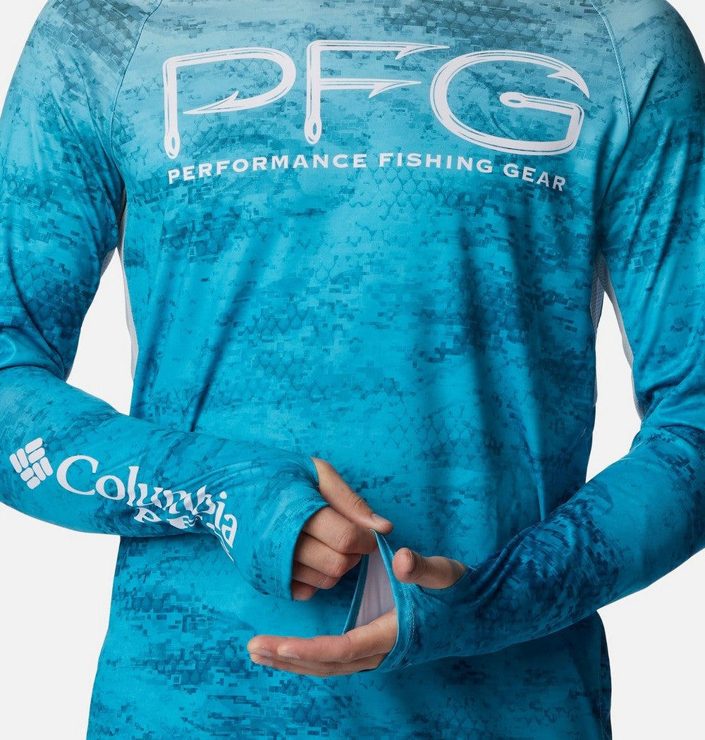 Men's Ventilated UPF 50 Sun Hoodie - Teal