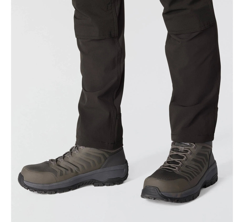 Water-Resistant Tapered Work Pants - Mud Gray