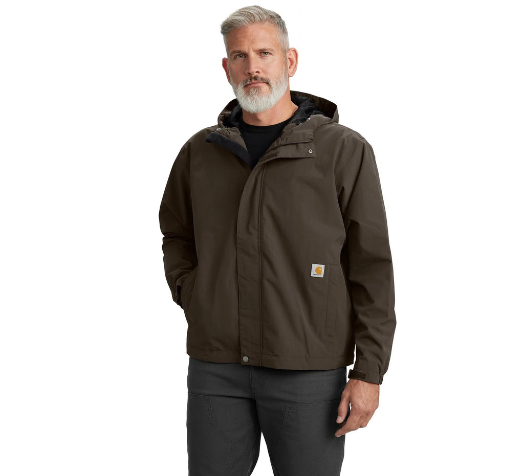 Men's Lightweight Waterproof Rain Jacket - Black