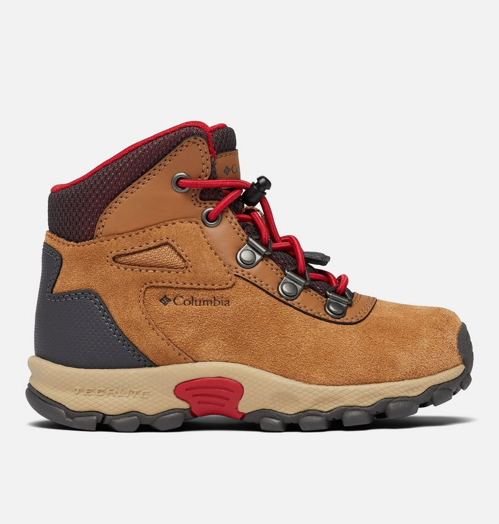 Big Kids' Suede Trail Hiking Boot - Black Red