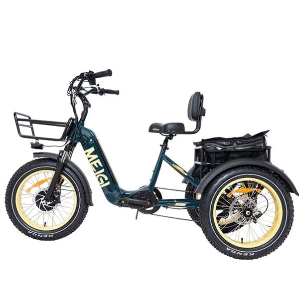 DWMEIGI Silverado 20 Foldable Fat Tire Electric Trike 48V/14AH 750W, 330LBS - MG2301