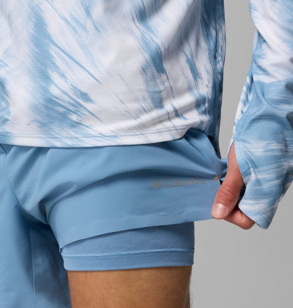 Men's Lined Running Shorts - Gray