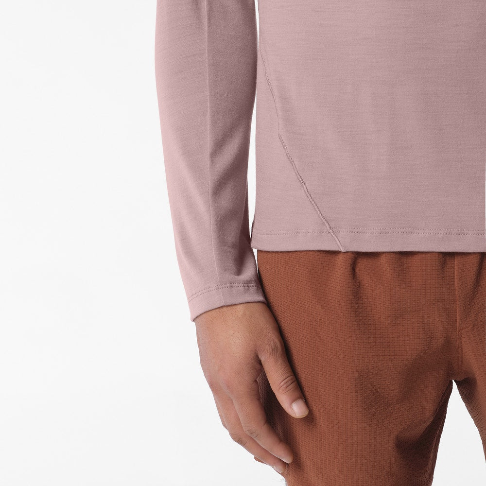 Men's Merino Blend Long Sleeve Base Layer - Antler