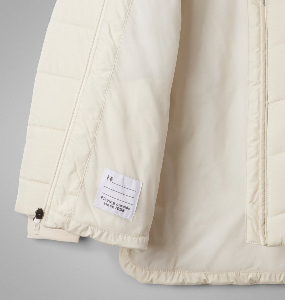 Girls' Insulated Hooded Jacket - Wine