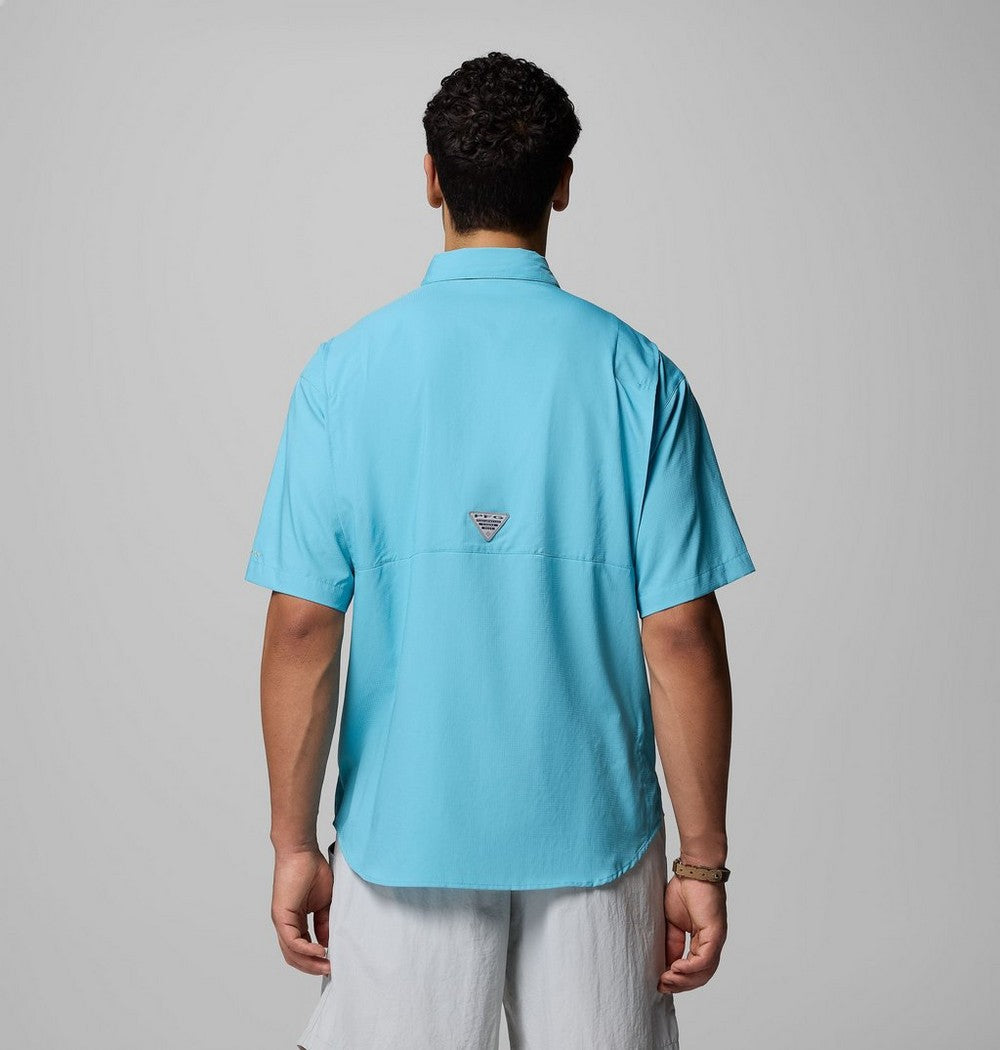 Men's Short-Sleeve Fishing Shirt - Blue