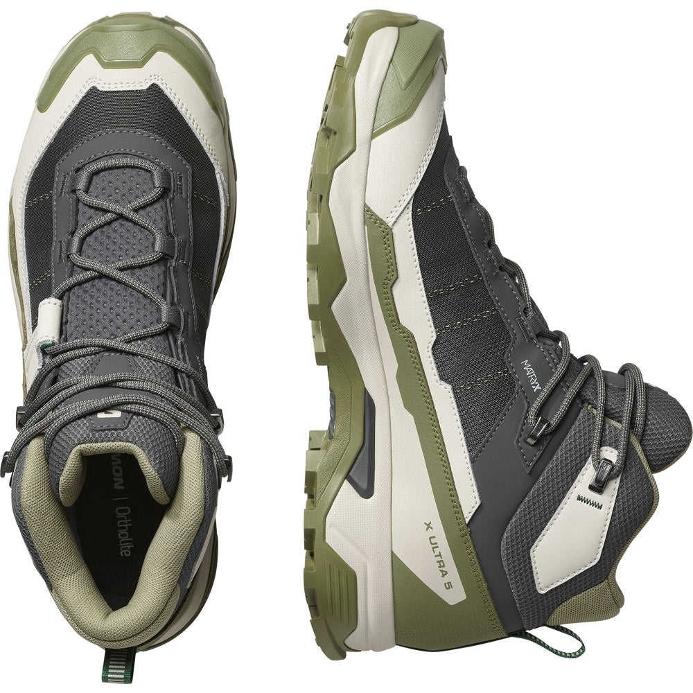 Men's Waterproof Mid Hiking Boots - Gray