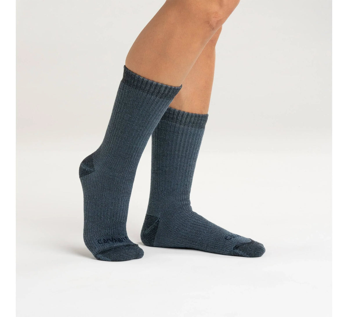 Women's Cushioned Wool Blend Crew Socks, 4-Pack