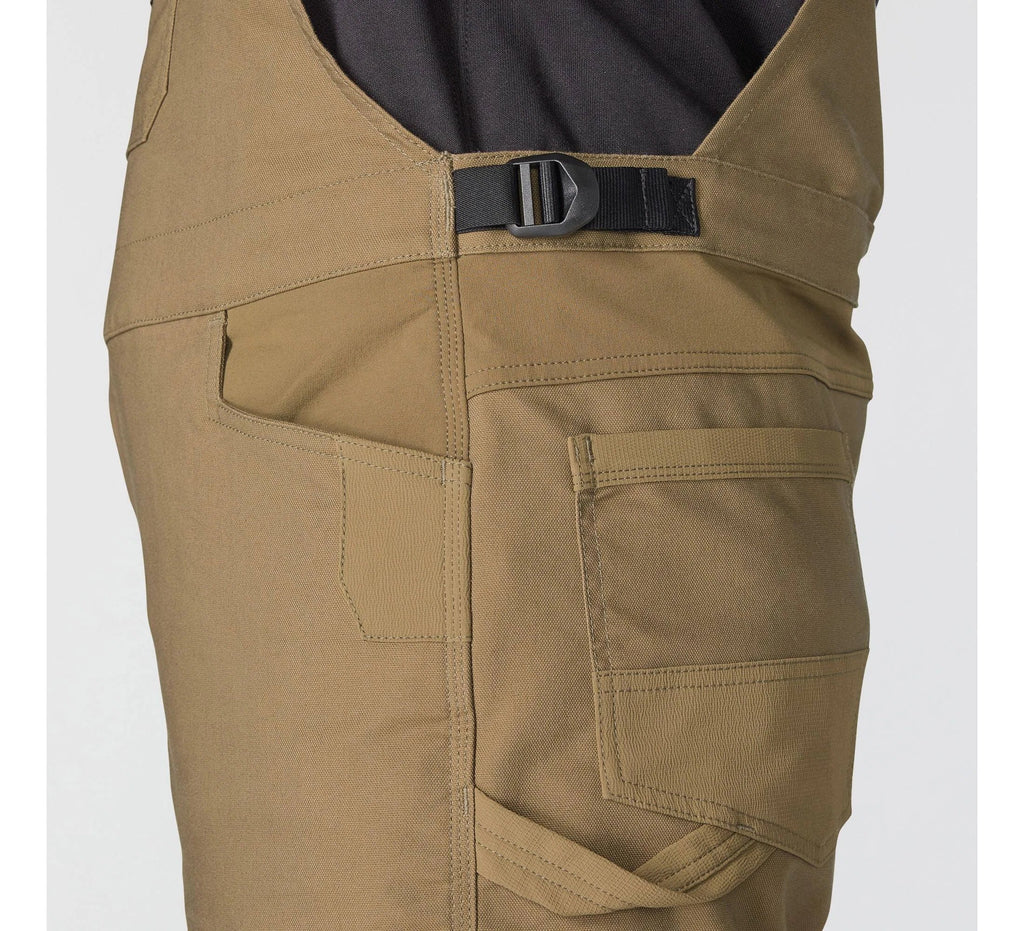 Men's Stretch Canvas Work Bib Overalls - Green