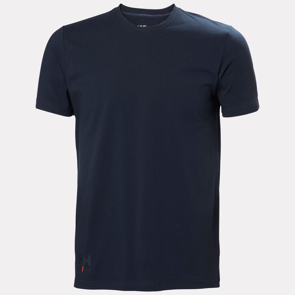 Cotton Stretch Work T-Shirt - Gray