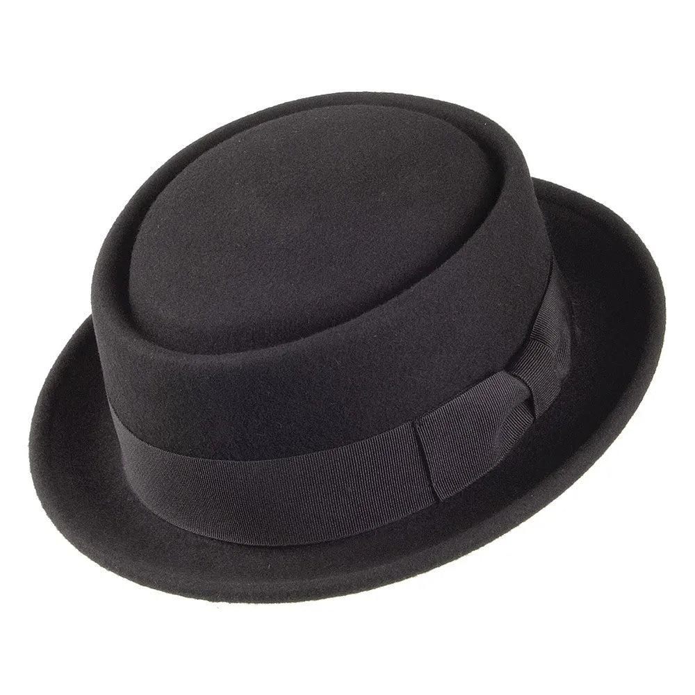 Thread Jaxon & James Crushable Wool Pork Pie Hat - Black