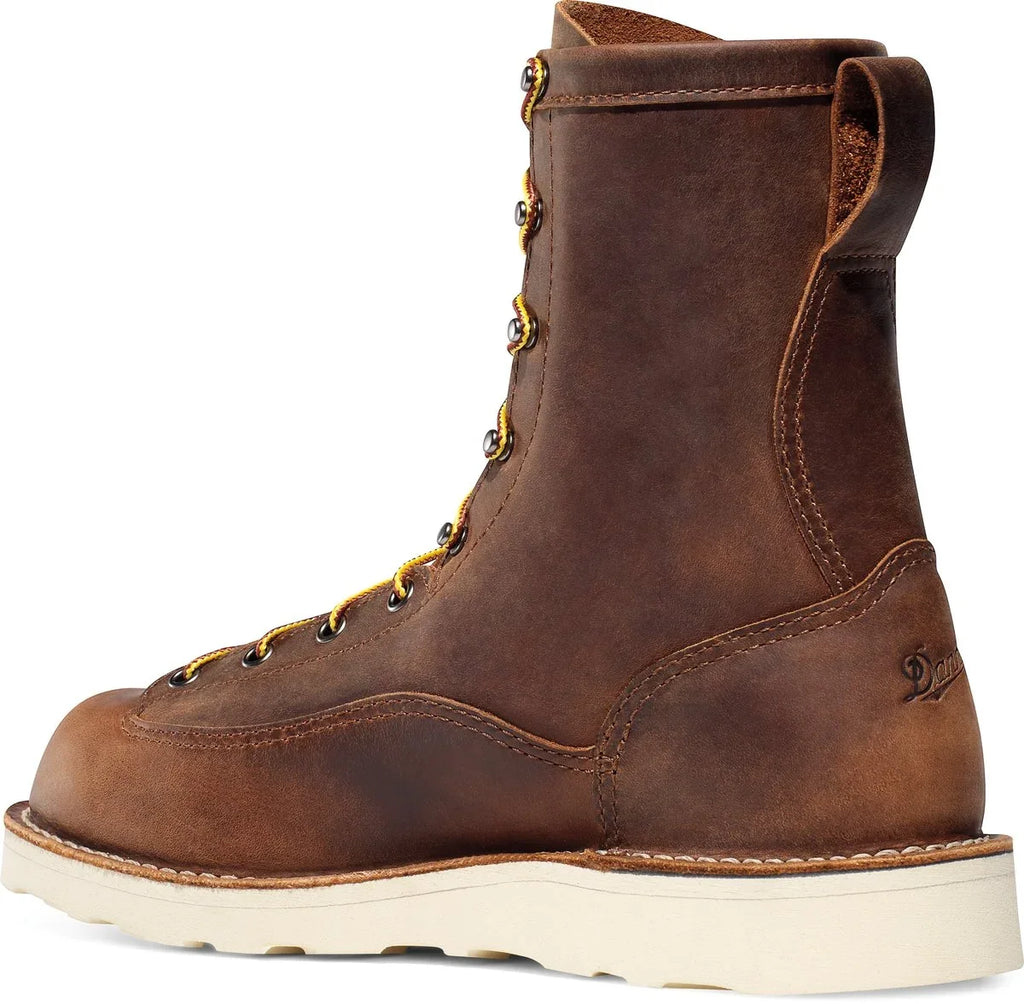 Men's 8-Inch Leather Work Boot - Brown