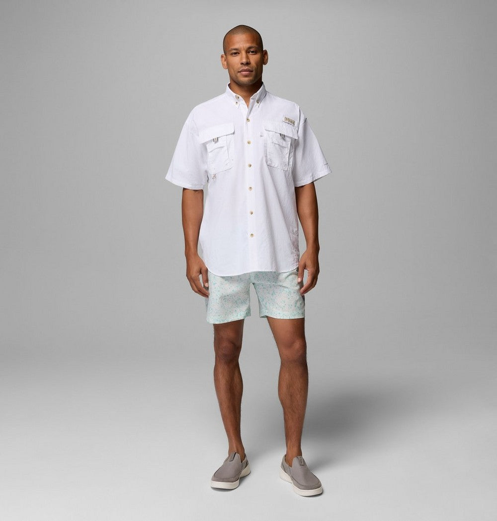 Men's Short Sleeve Utility Fishing Shirt - White