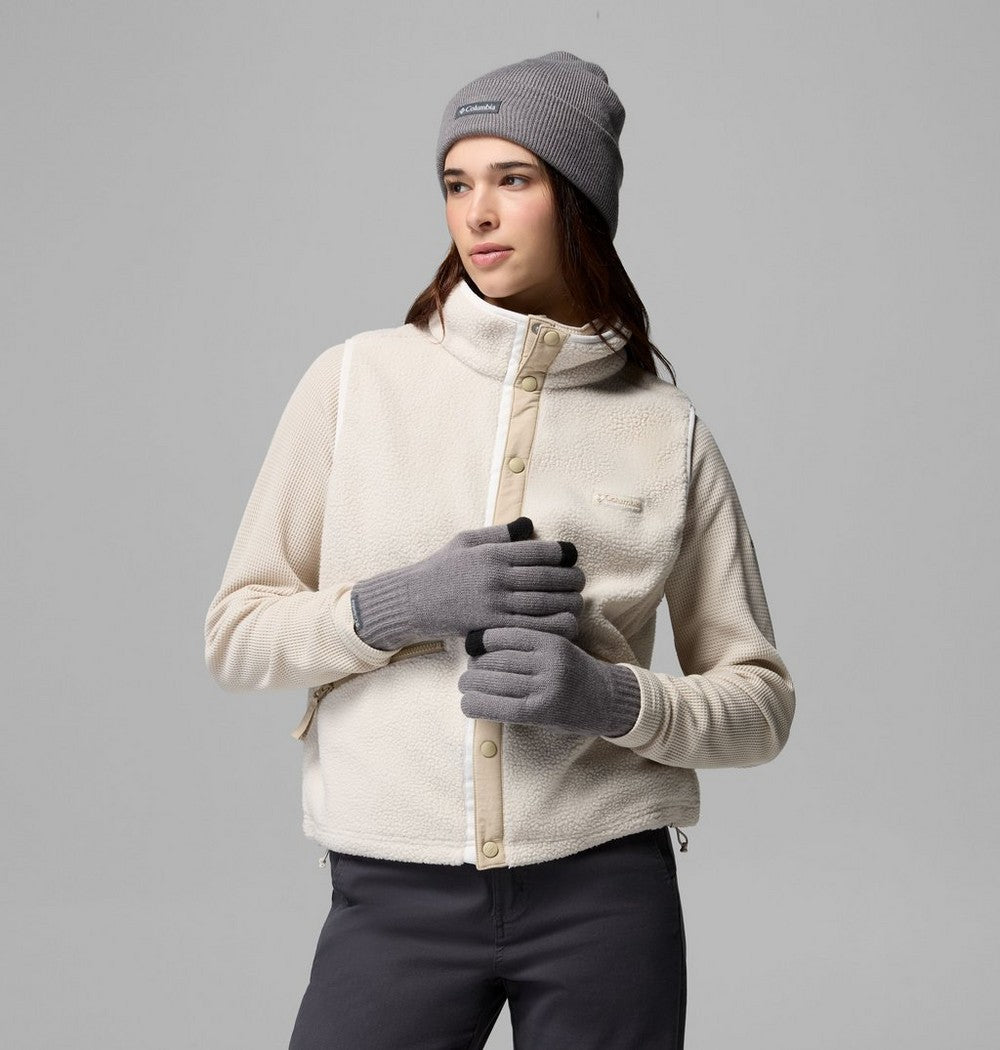 Knit Beanie and Touchscreen Glove Set - Black