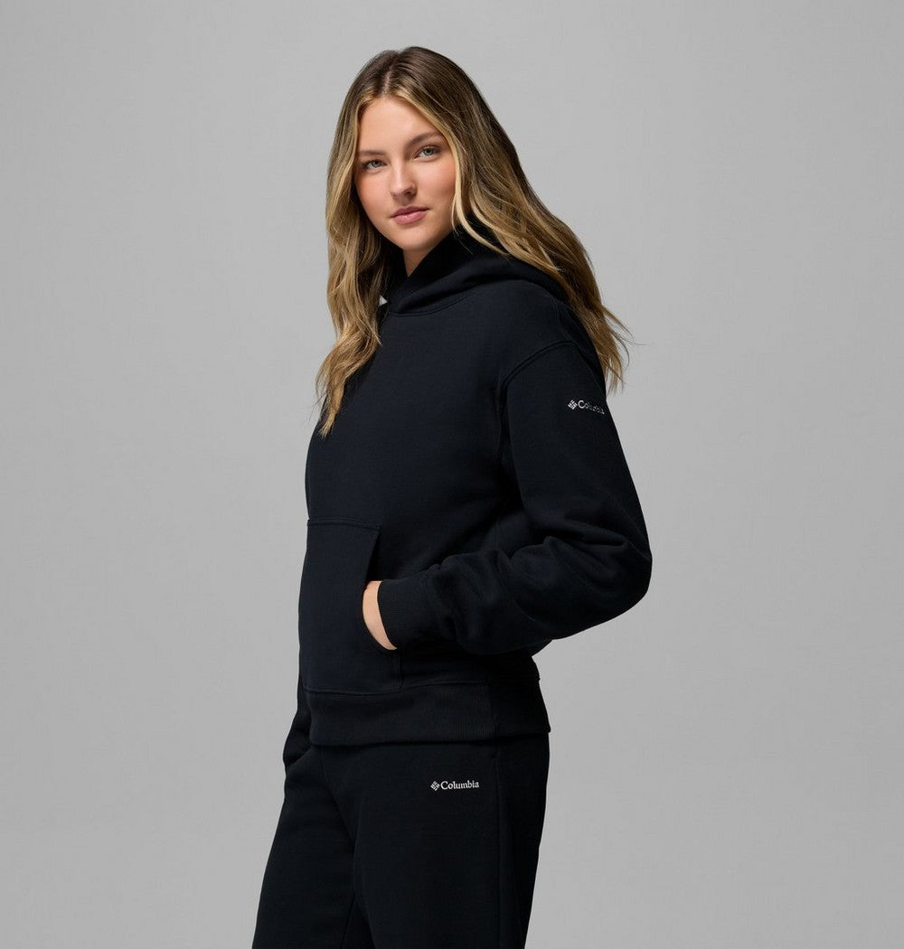 Women's Midweight Cotton Blend Hoodie - Brown
