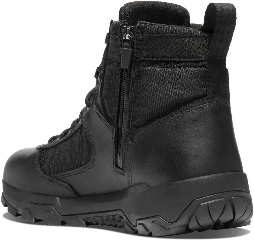 Men's Waterproof Side-Zip Duty Boot - Black