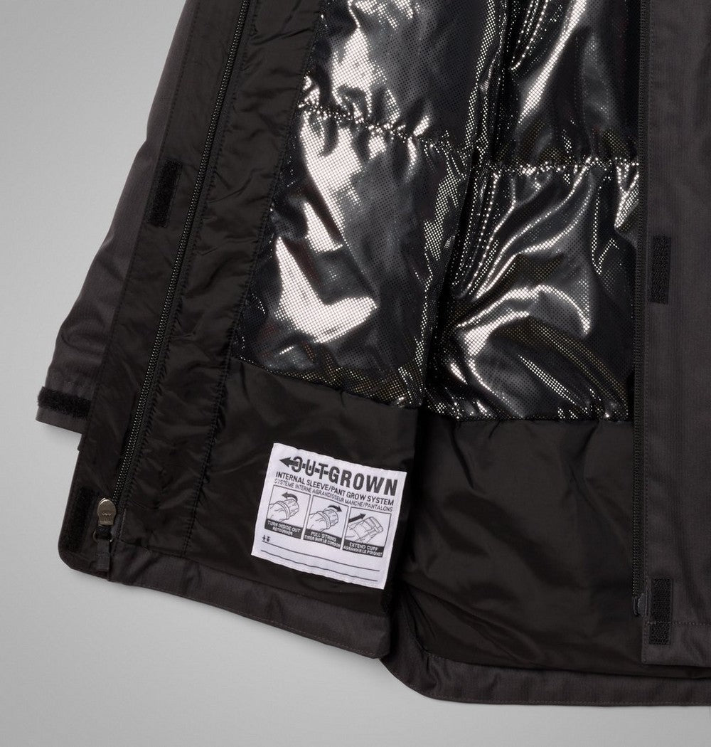 Girls' Long Insulated Parka - White