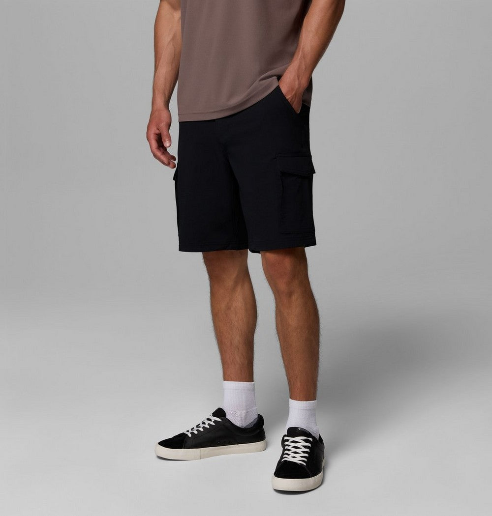 Men's Stretch Cargo Shorts - Black