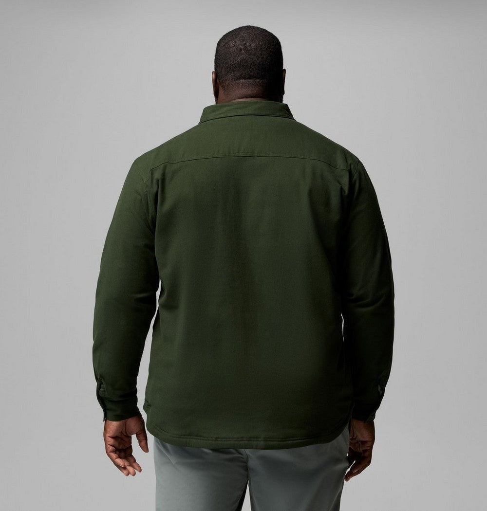 Men's Big Fleece-Lined Shirt Jacket - Blue