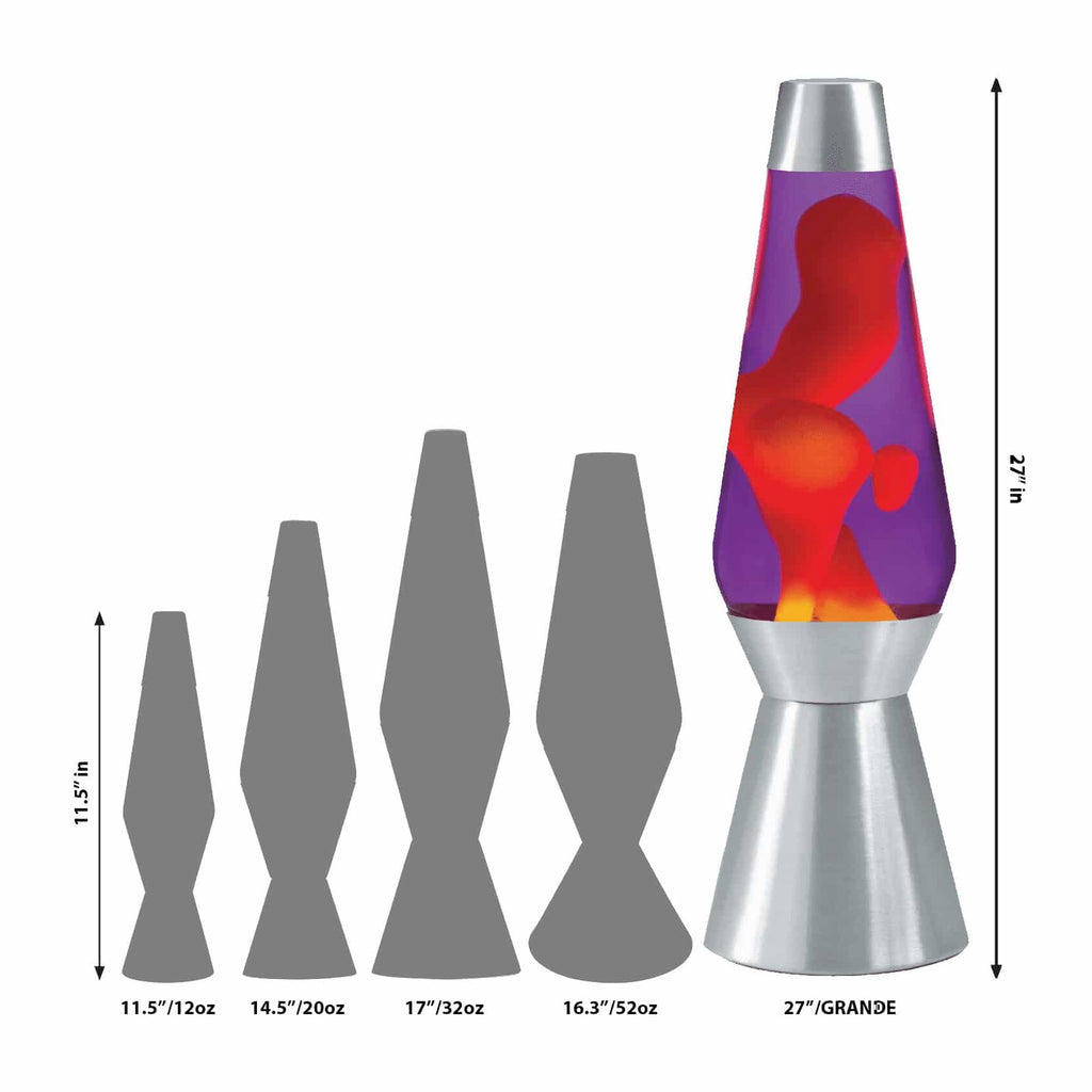 Yellow Purple Liquid Motion Lamp