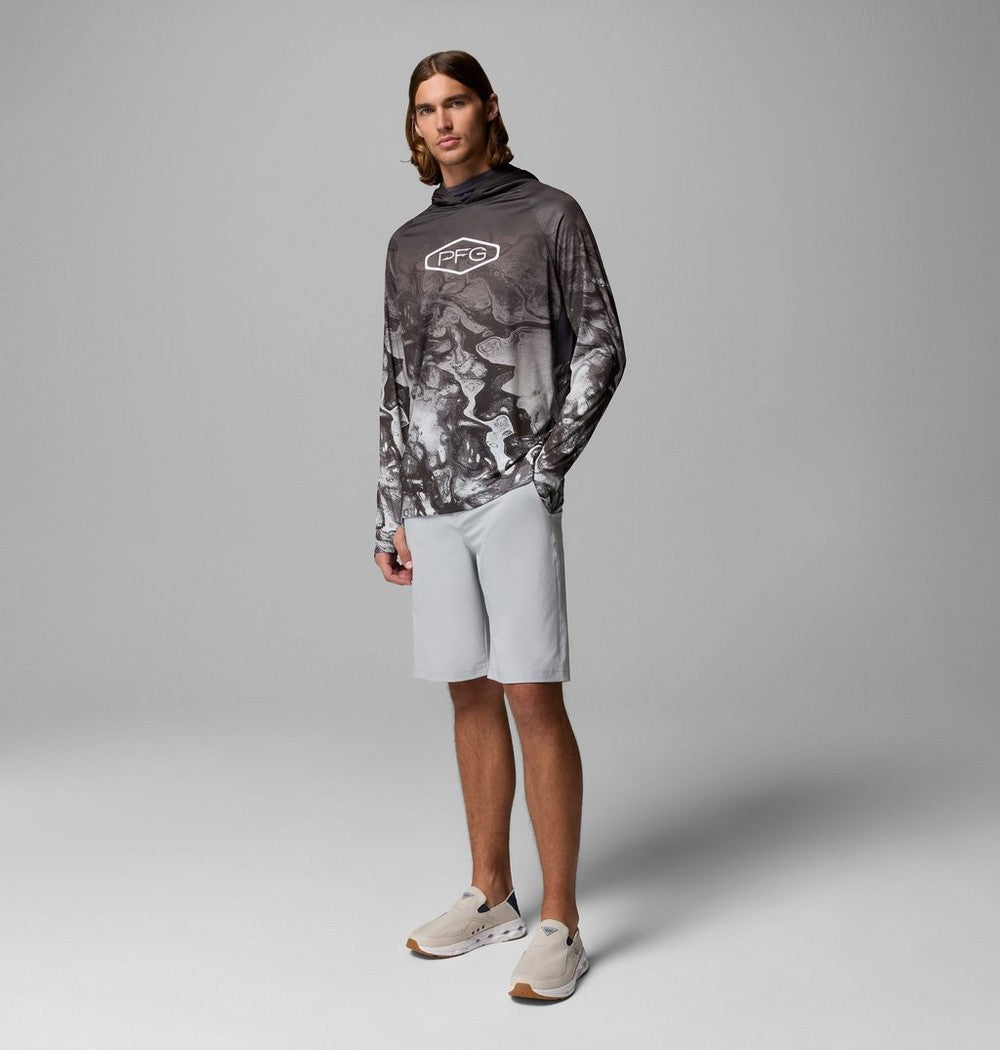Men's Ventilated UPF 50 Sun Hoodie - Teal