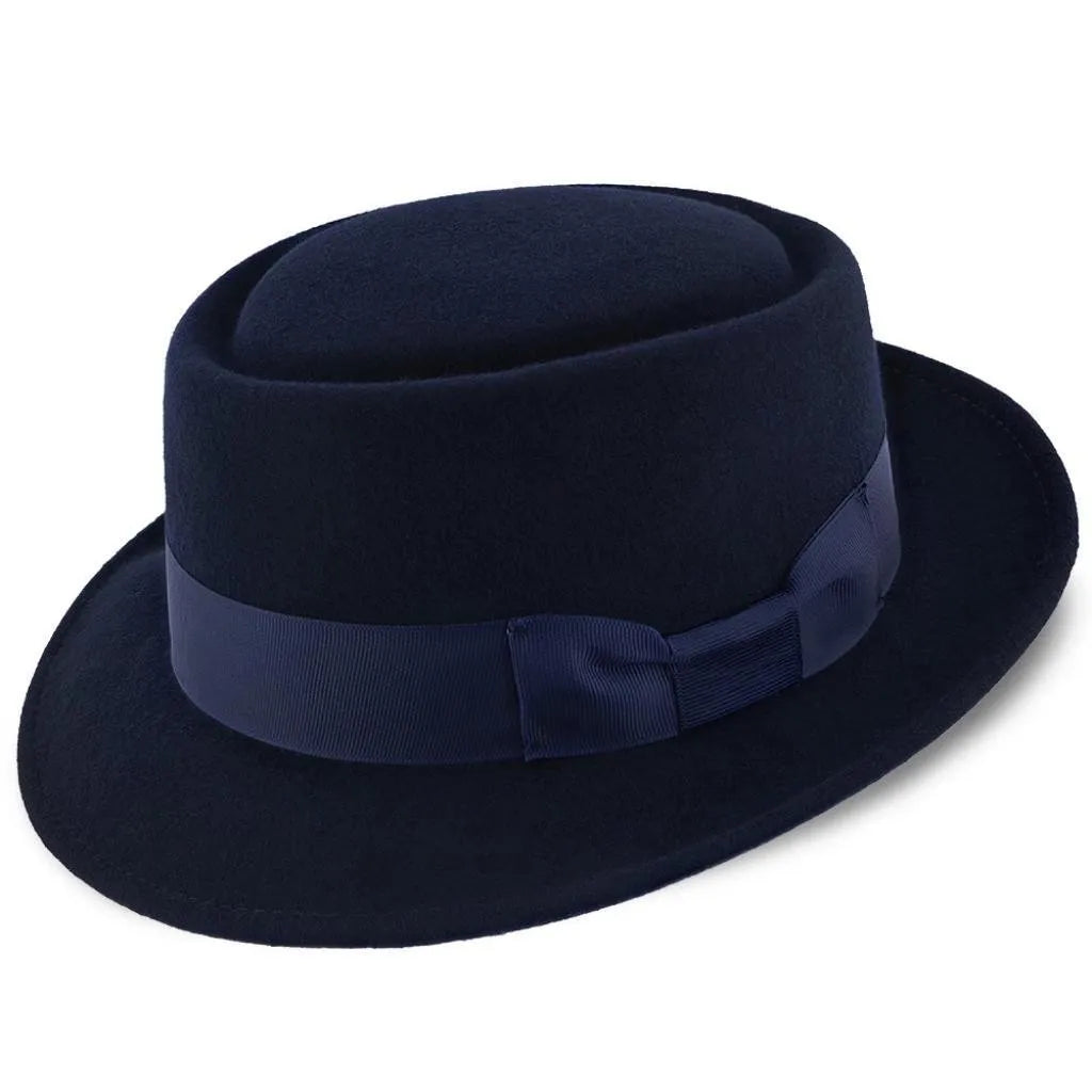 Thread Cranston Wool Pork Pie - Navy Blue