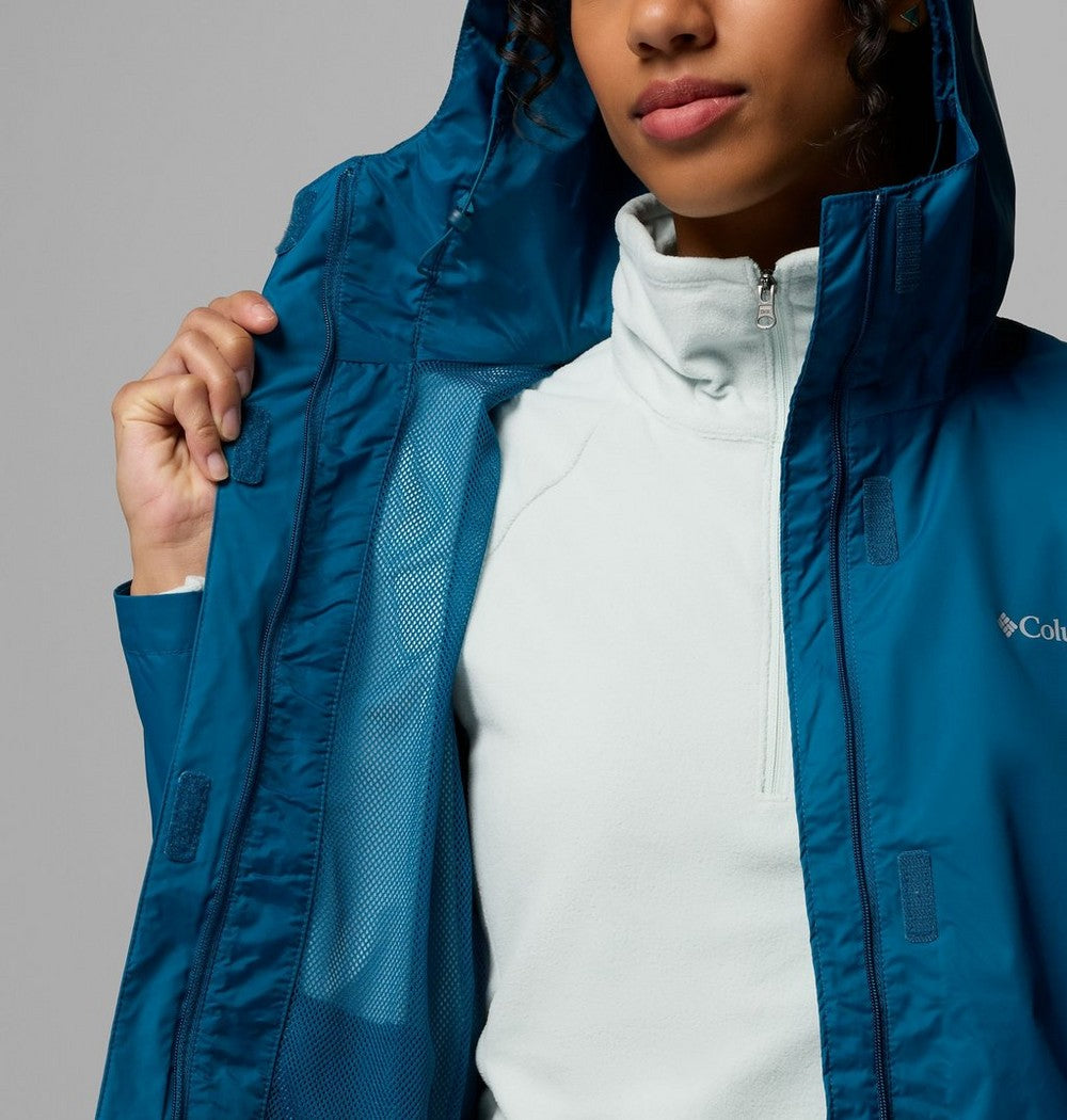 Women's Packable Rain Jacket - Fig