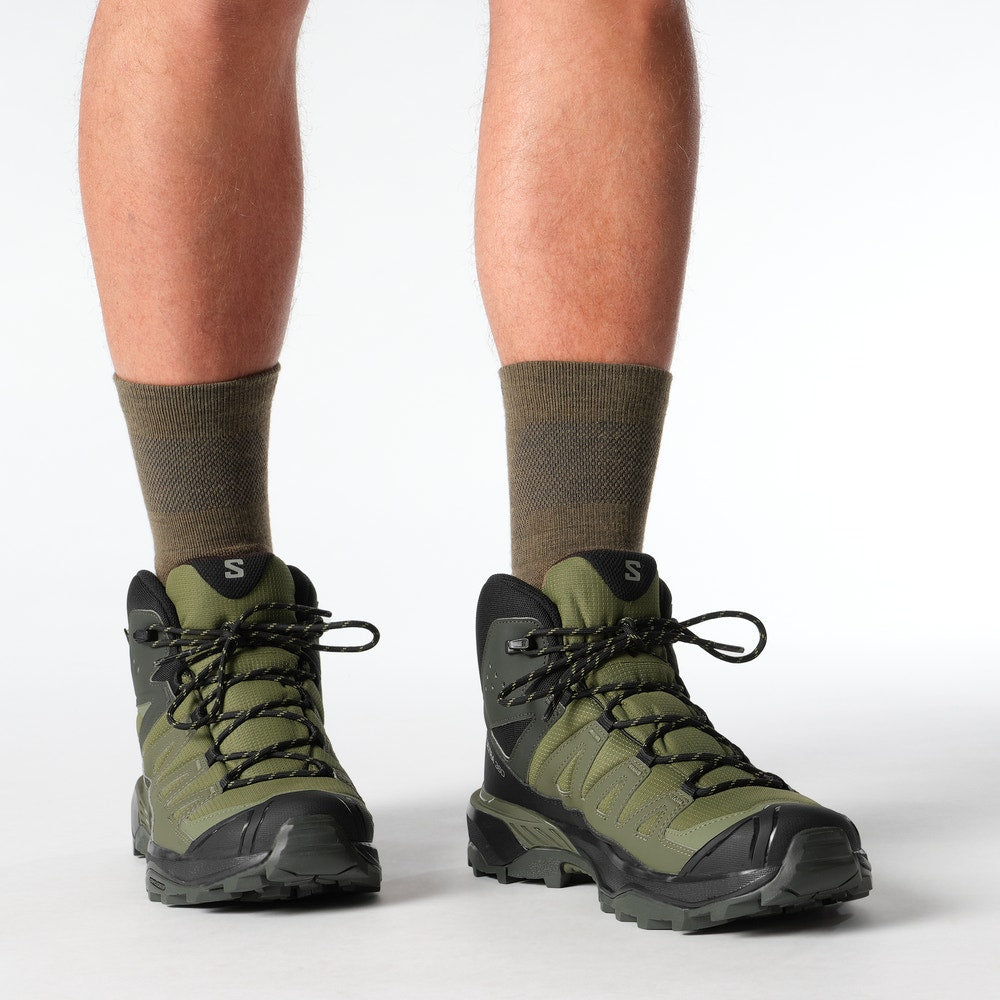 Men's Waterproof Mid Hiking Boots - Tan