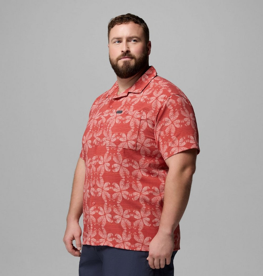 Men's Big Short-Sleeve Printed Camp Shirt