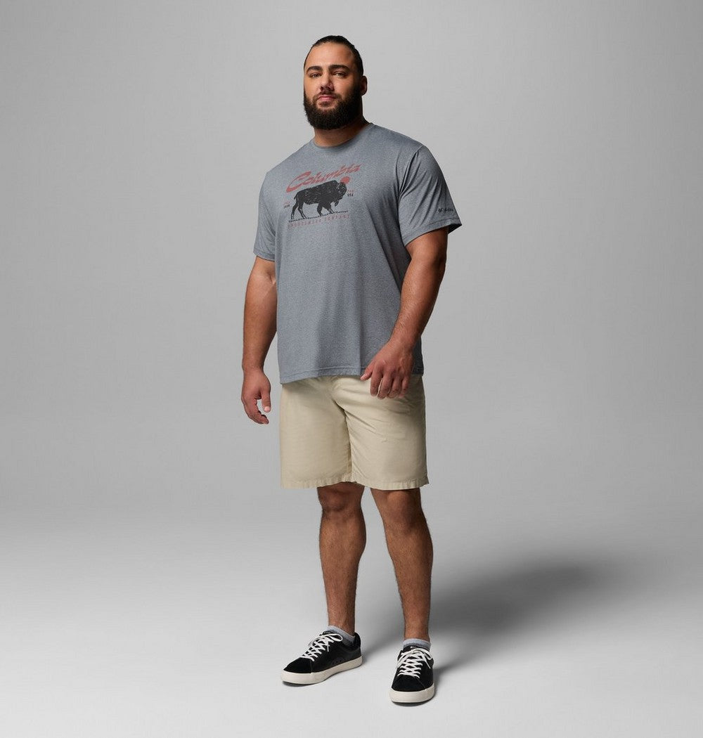 Men's Big UPF 50 Graphic T-Shirt - Grey