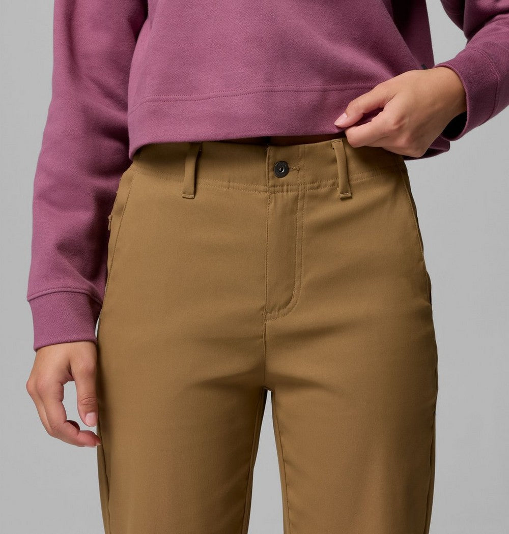 Women's Stretch Straight-Leg Pants - Green