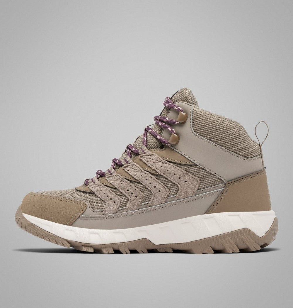 Women's Mid Waterproof Hiking Shoe - Burgundy
